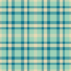 Plaid pattern seamless. Metallic ocean & Pale beige Tartan Fabric Design. 