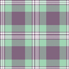 Plaid pattern seamless. Vintage purplish grey & Mellow white Tartan Fabric Design. 