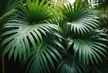 Obraz premium palm tree leaves