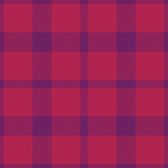 Warm rich purple and Pastel purplish red Seamless Tartan Fabric Design