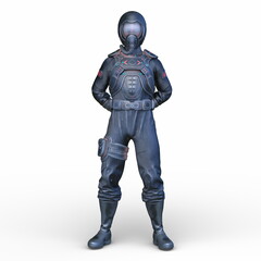 サイバーマン　3DCGレンダリング