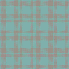 Traditional Seamless Tartan featuring Soft greyish teal and Neon warm grey Fabric Design