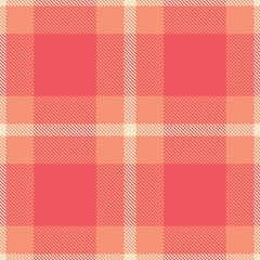 Plaid pattern seamless. Pastel dark peach & Warm pale Tartan Fabric Design. 