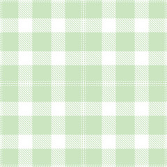 Autumn white Seamless Tartan with Neon eggshell accents Fabric Design