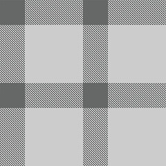 Obraz premium Pastel slate grey and Vivid silver Seamless Tartan Fabric Design