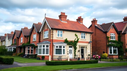 Charming Detached Houses in Manchester: A Glimpse of British Architecture