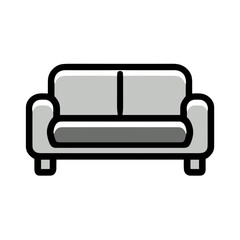 Modern minimalist sofa design in neutral colors  