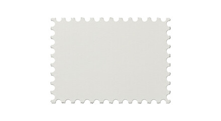 Blank Postage Stamp Ready for Use