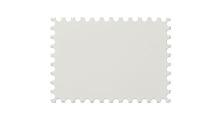 Blank Postage Stamp Ready for Use