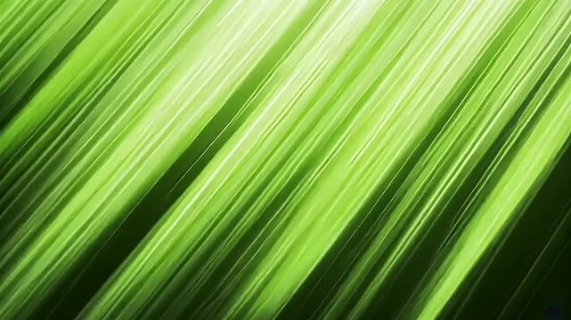 Dynamic Green Light Streaks Abstract Background