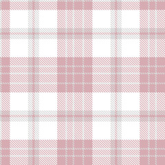Traditional Rich light grey & Classic pinkish grey Seamless Tartan Fabric Design