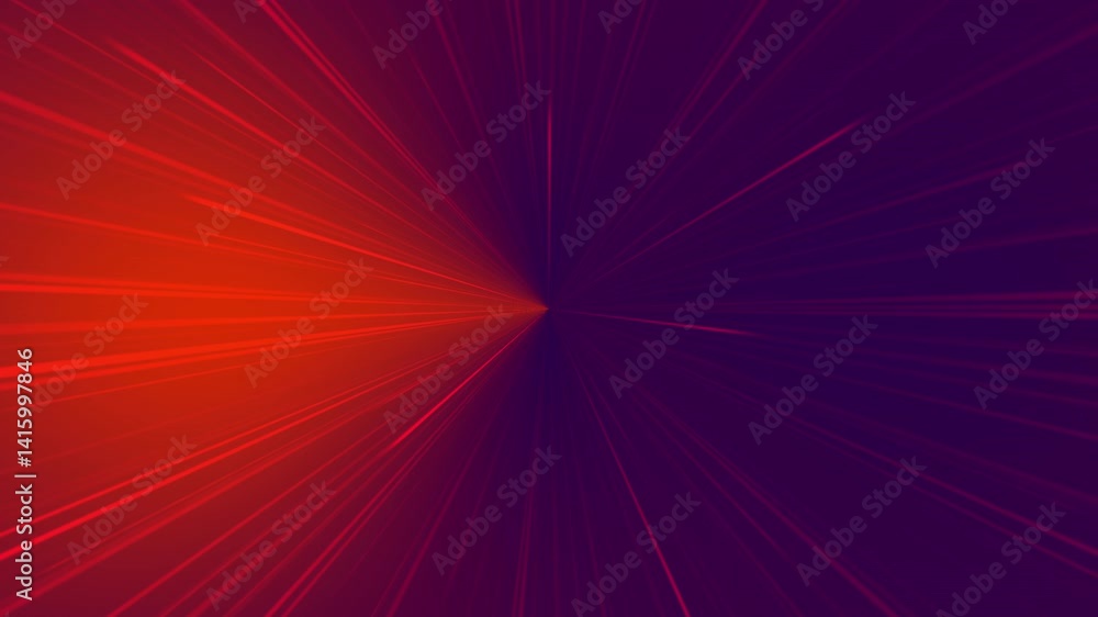 Poster abstract red light rays background animation