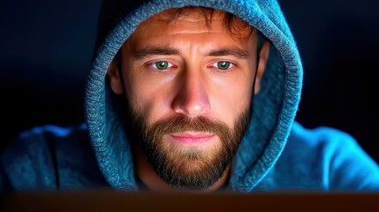 Mysterious hacker in a hoodie embodies the concept of cyber attacks and virus infiltration, highlighting key security themes.