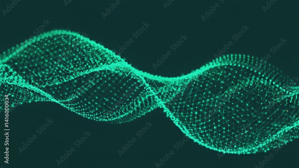 Fototapete an image representing digital signal processing, featuring the waveforms and frequency analyses of a