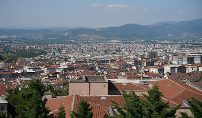 Fototapeta premium City view of Bursa in Turkiye