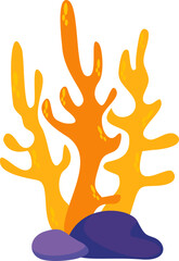 Colorful Coral Illustration