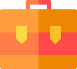 briefcase illustration on a white background 