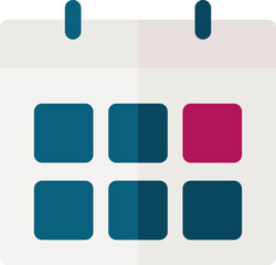 calendar illustration on a white background  