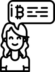 chat illustration on a white background  