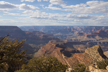 View from the South Rim at Grand Canyon National Park, Arizona