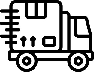 delivery illustration on a white background    
