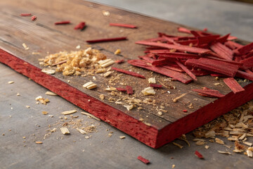 Wood shavings, wood work