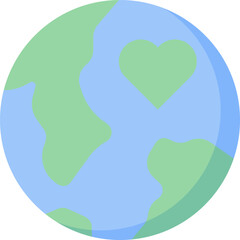 earth illustration on a white background  