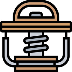 engine illustration on a white background  