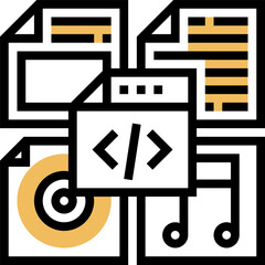 file illustration on a white background  