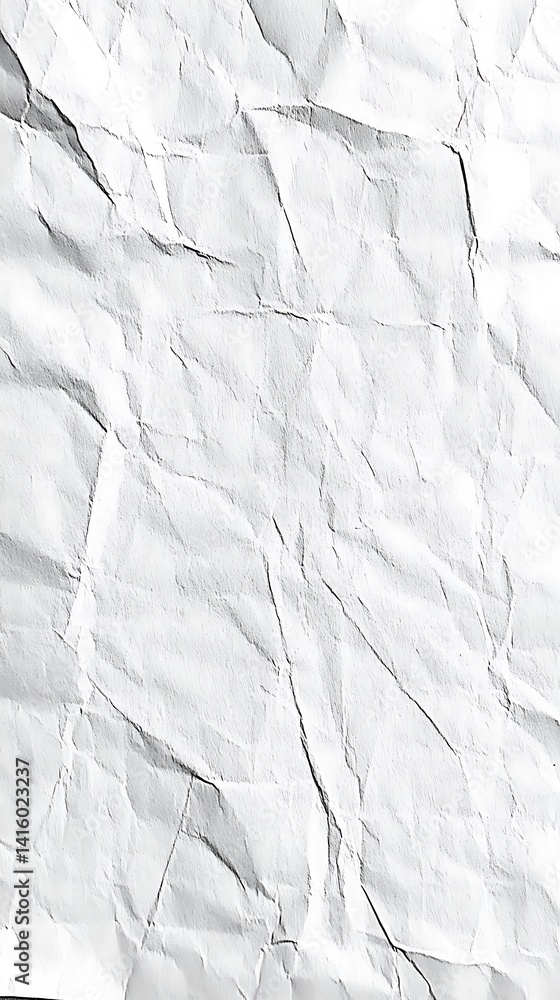 Poster monochrome paper texture with creases and subtle shadow play background