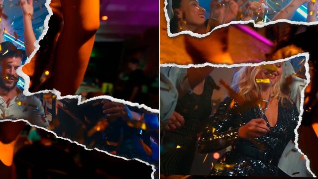 Template contains 2 torn paper realistic transition effects. You can customize the color of the torn paper according to your needs.