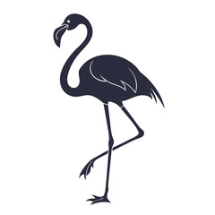vector illustration of a flamingo © Ashik