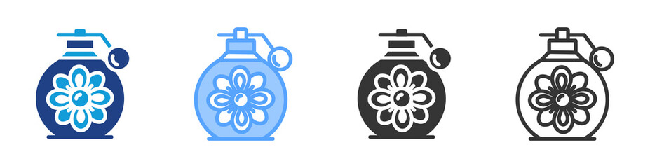 Fragances icon set multiple style collection