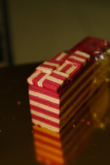 The Sarawak layer cake is a delicacy from the state of Sarawak, Malaysia which comes in normal layers or in intricate patterns.