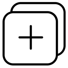 Add Album Picture Line Icon