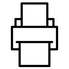 Hardware Image Printer Line Icon