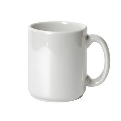 Blank White Ceramic Mug Perfect for Coffee Tea or Hot Chocolate Drinkware Design Mockup
