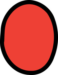 Oval Bold Geometric Icon