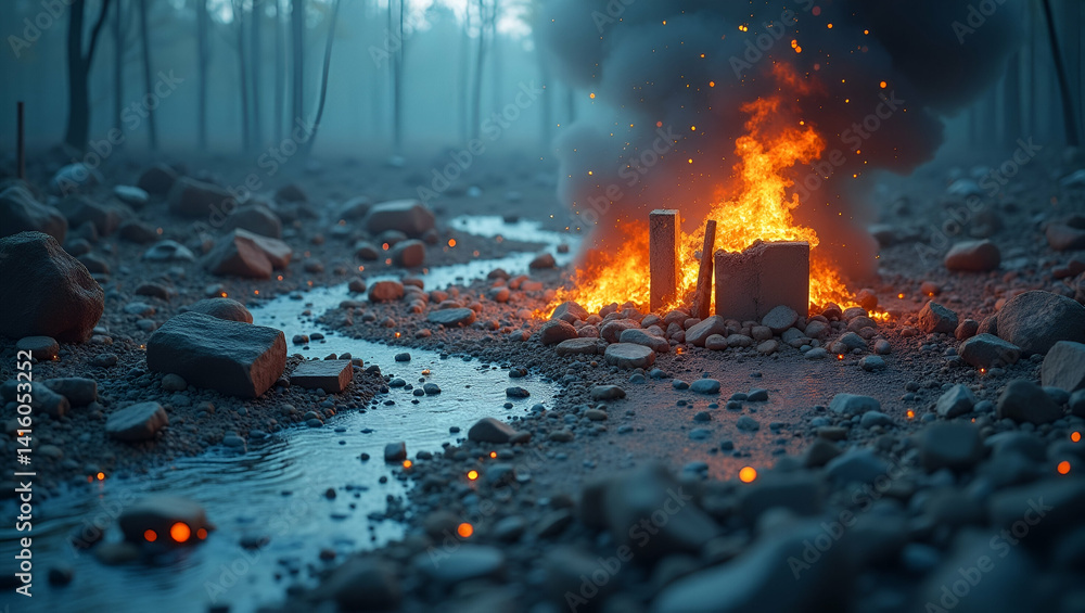 Poster earthquake disaster simulation: realistic crisis scenarios with digital mapping & interactive models