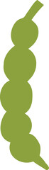 Hand Drawn Peas in Pod Icon