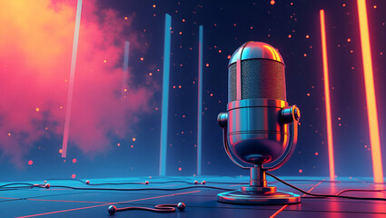 Elevate Your Podcast with Stunning Promotional Art: Dynamic Digital Illustrations & Creative Layouts for Enhanced Brand Recognition in Photo Stock Concepts