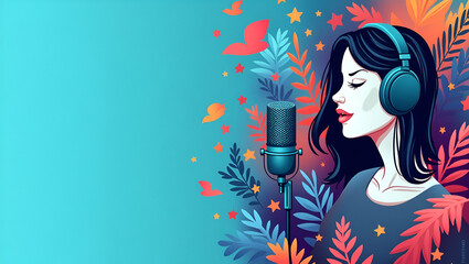Elevate Your Podcast with Stunning Promotional Art: Dynamic Digital Illustrations & Creative Layouts for Enhanced Brand Recognition in Photo Stock Concepts