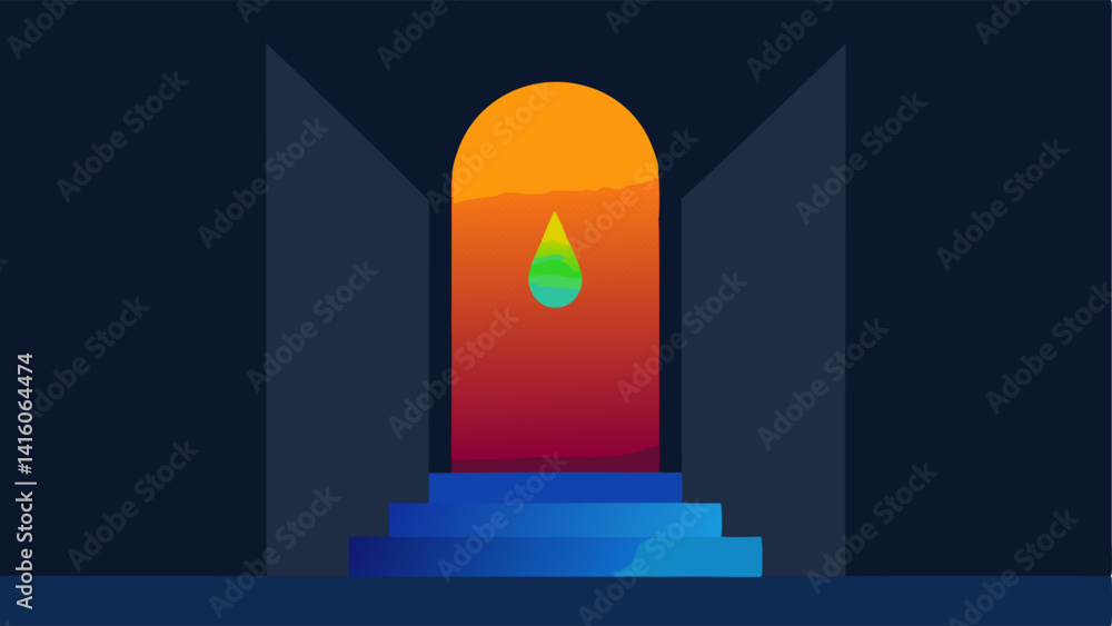Poster temperature gradient a colorcoded representation showing the temperature gradient from the chamber e