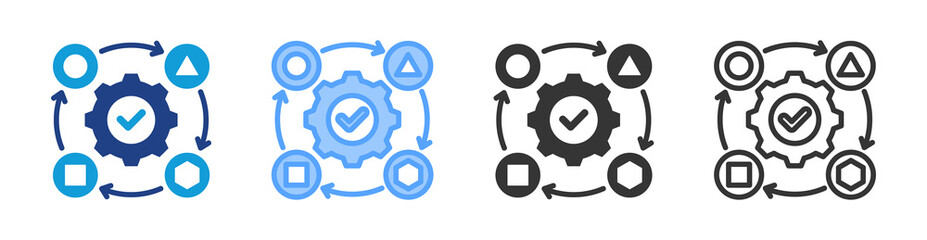 Dynamis icon set multiple style collection