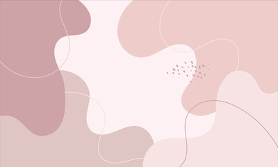 abstract shapes of pastel color organic blobs in aesthetic background. for art decoration and cover design backgrounds