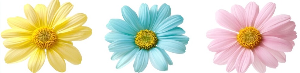 Vibrant Pastel Flowers