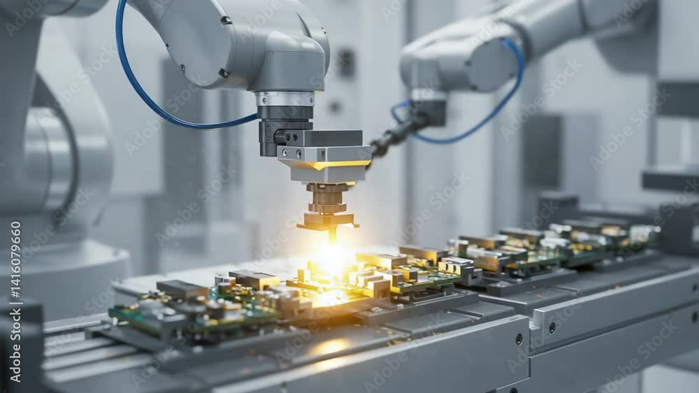 Poster automated circuit board assembly: robotic precision in electronics manufacturing