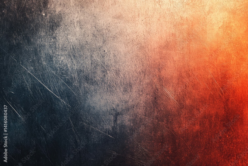 Poster a vibrant abstract background featuring swirling colors of orange. yellow. and blue. creating a dyna