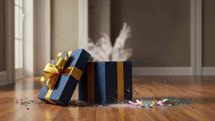 Surprise! An Exploding Gift Box Filled with Celebration