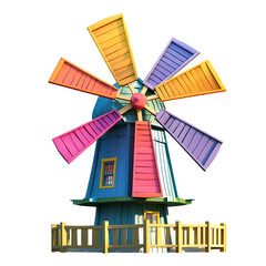 Color windmill